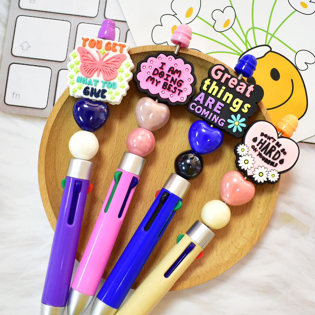 Wholesale  Random 100pcs/pack  Cartoon soft rubber beads